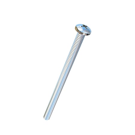 Allied Titanium 1/4"-20 x 4 in Phillips Pan Machine Screw, Plain Titanium 0001586
